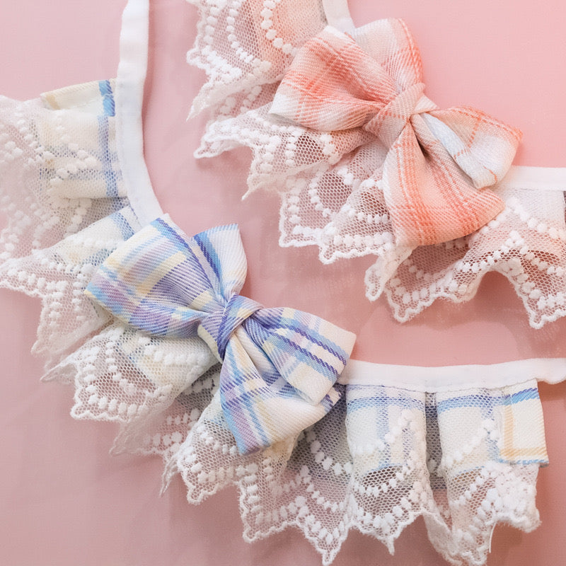 Cat Princess Bow Lace Collar