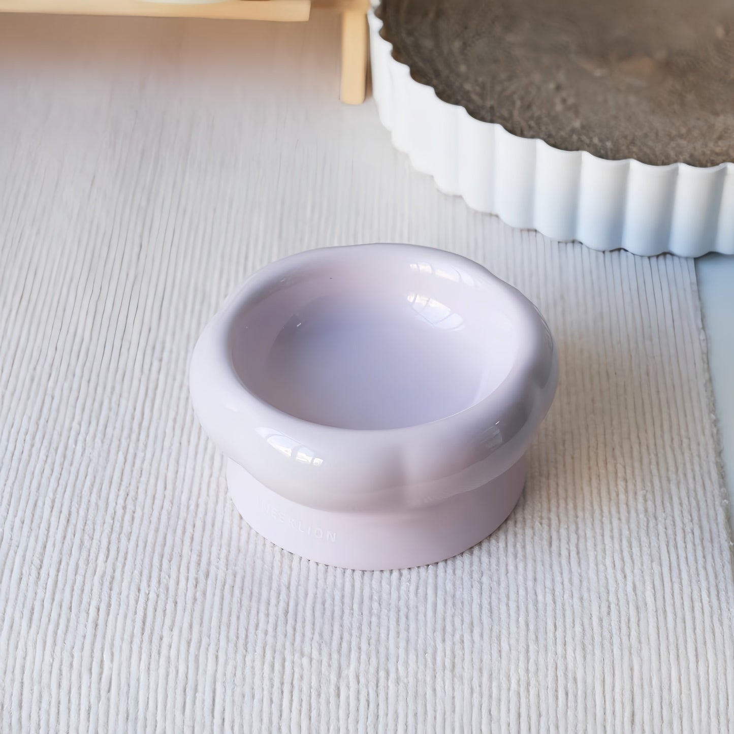 Elegant Ceramic Elevated Food Bowl