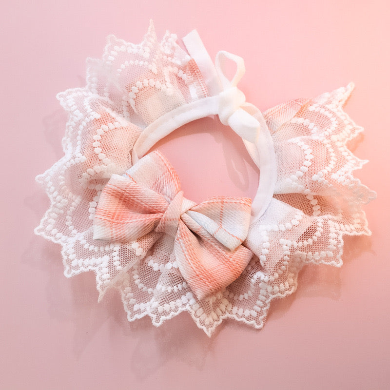 Cat Princess Bow Lace Collar