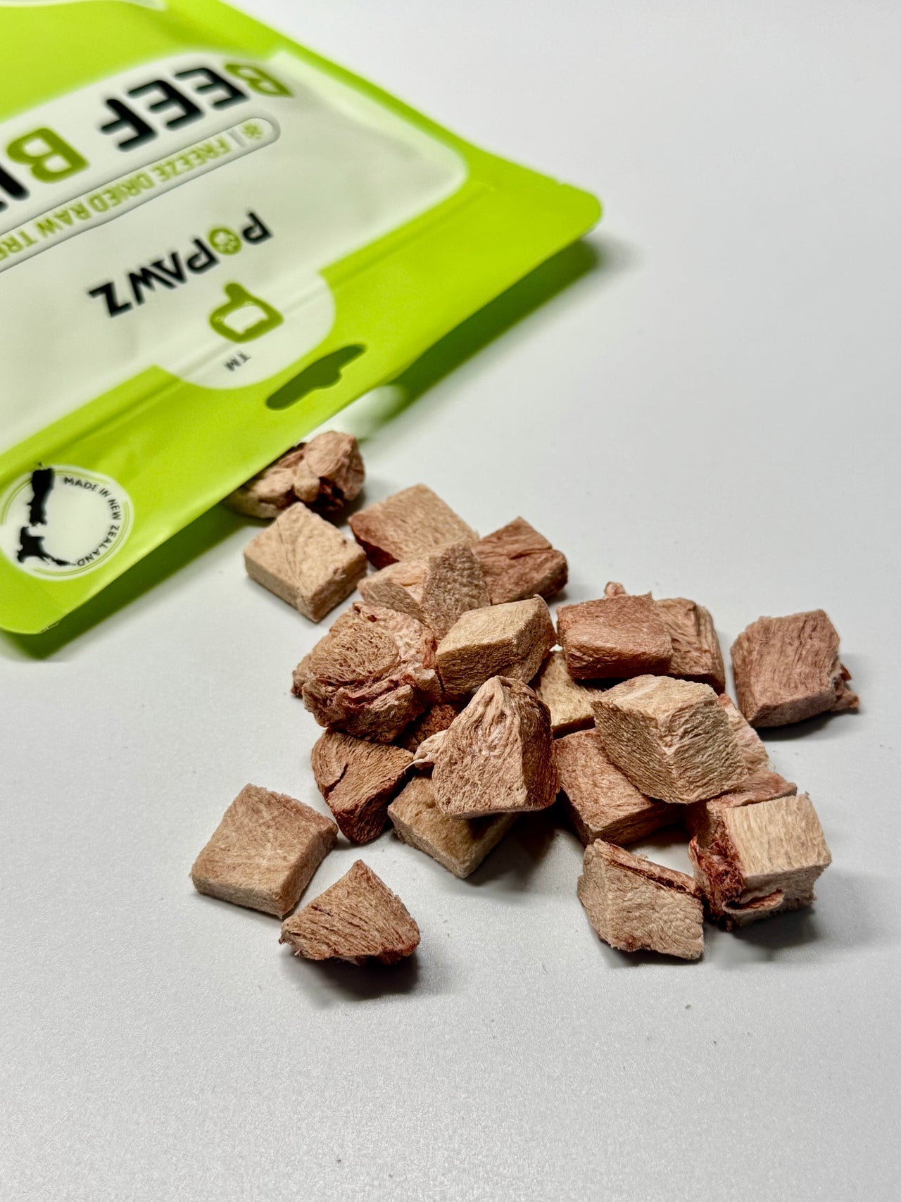 Popawz Freeze dried beef bites 50g