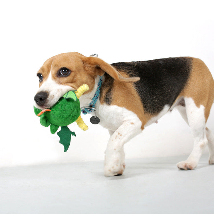 Dog Toy Squeaky Dragon