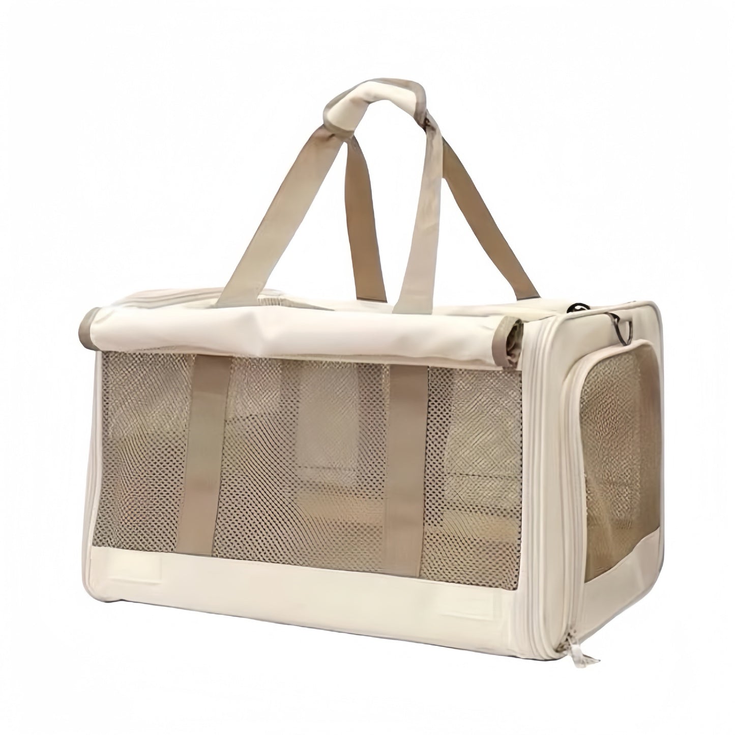 Pet Foldable Carrier Bag - Beige