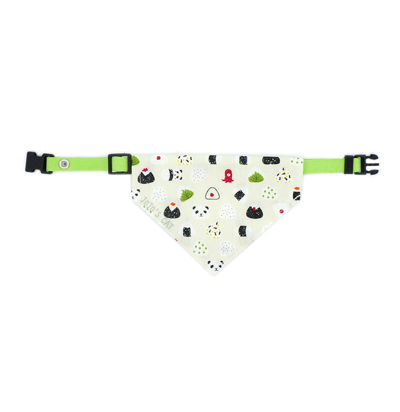 Cat Triangle Bandana - Panda & Riceball