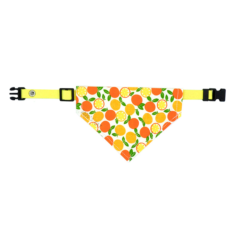 Cat Triangle Bandana - Sweet Orange