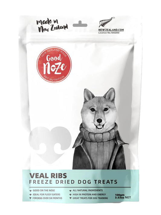 Good Noze Freeze-dried Veal Ribs 100g