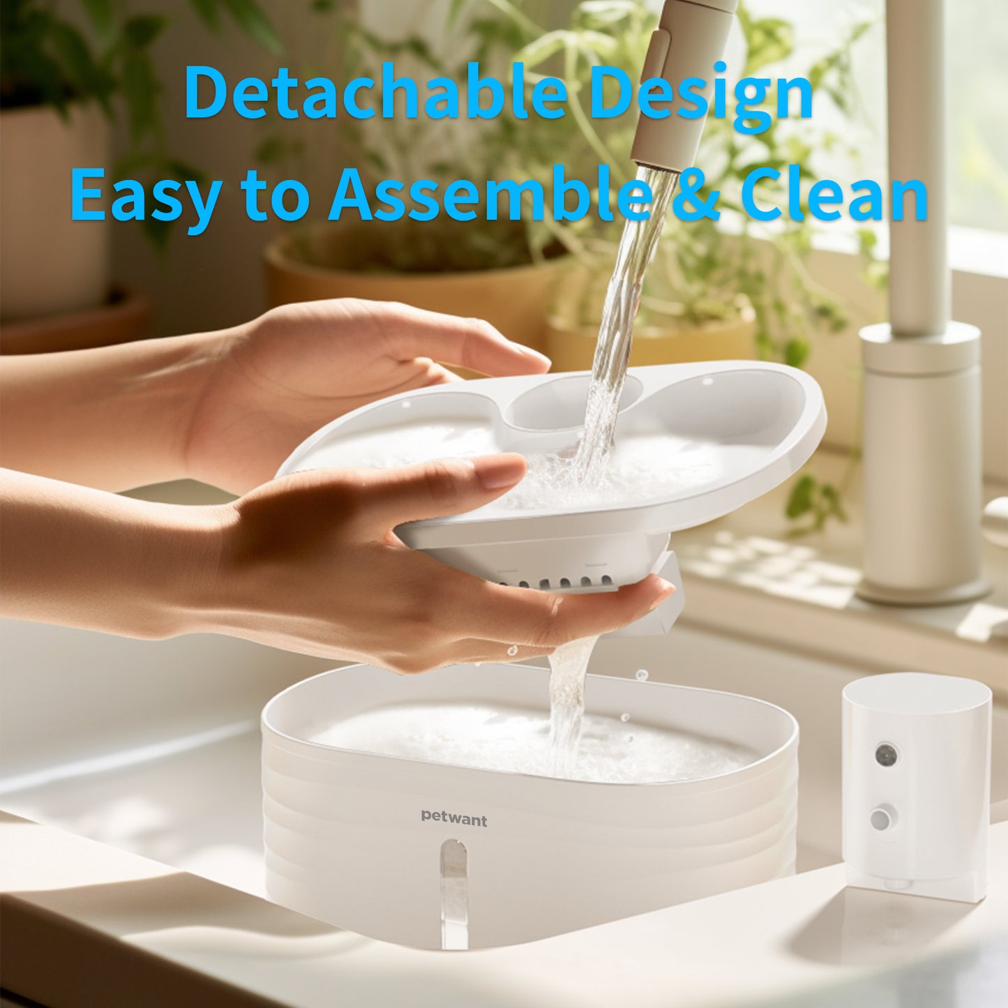 Petwant Automatic Water Fountain 2.5L Infrared Sensor