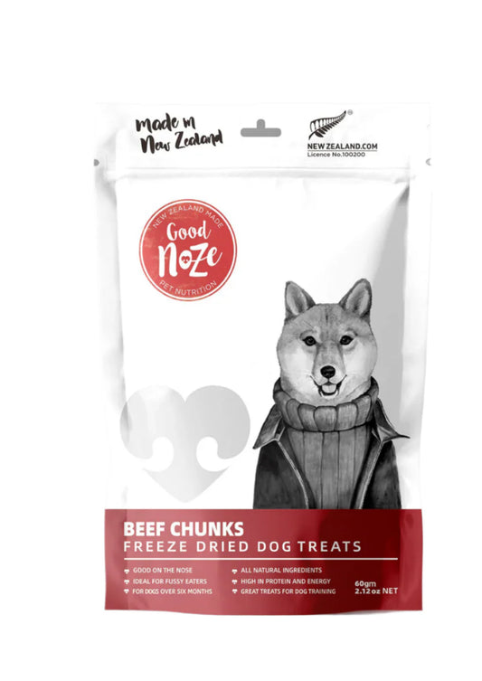 Good Noze Freeze-dried Beef Chunks 60g