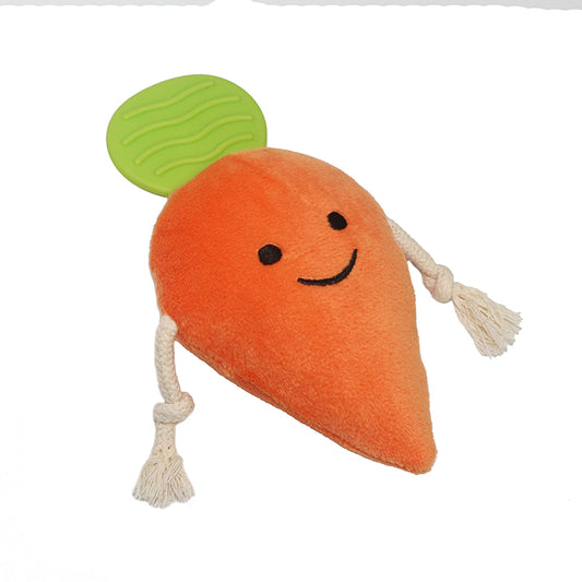 Dog Soft Plush Toy - Carrot