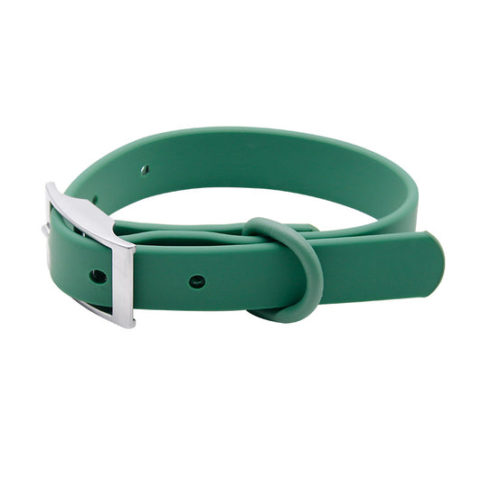 Dog Waterproof PVC Collar - Green