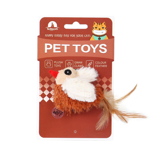 Interactive Cat Toy Chirping Bird